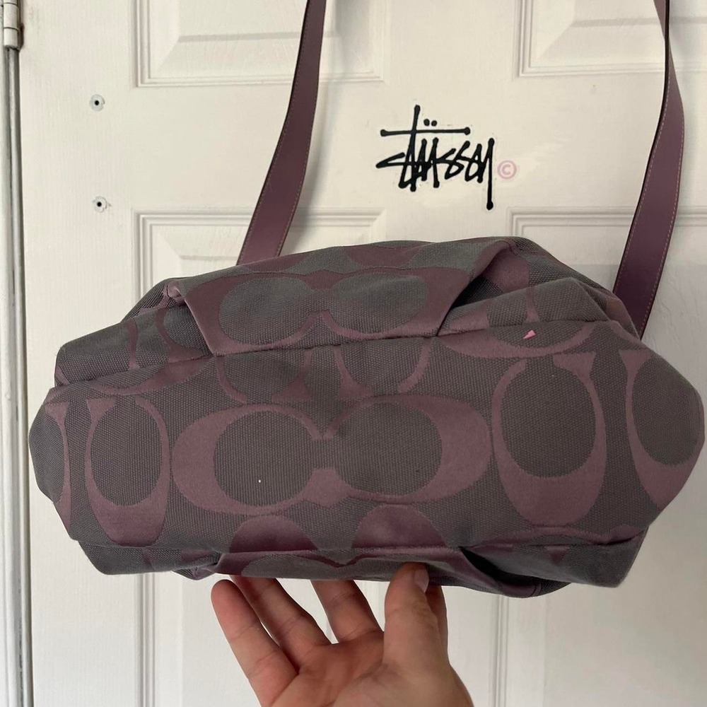 Y2K 2000s Coach Signature C Monogram Tote shoulder bag / Handbag - Picture 4 of 6